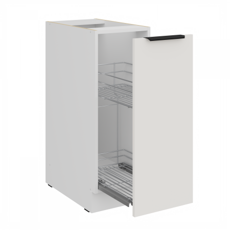 Szafka z wysuwanym koszem CARGO 30 cm biała AURO